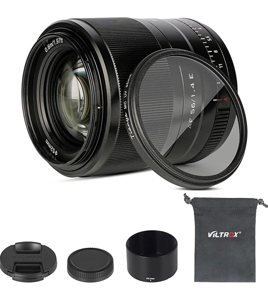 VILTROX APS-C AF 56mm F1.4 STM for Sony A6500 A6300 A6000 A6400 A6100 A5100 A6600 A7 A7R A7C A7II A7RII A7SIII A7III A7RIII A7RIV A9